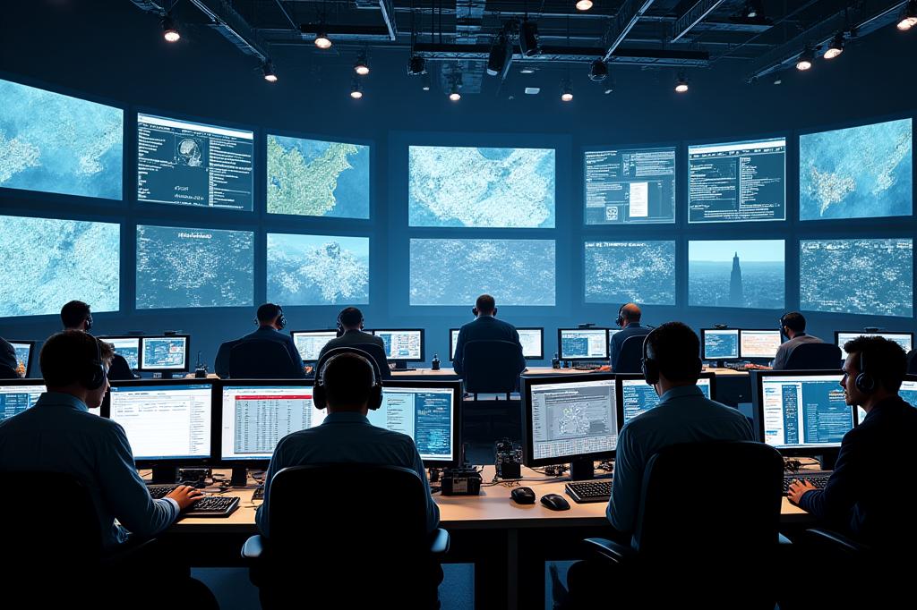 Emergency broadcasting control center
